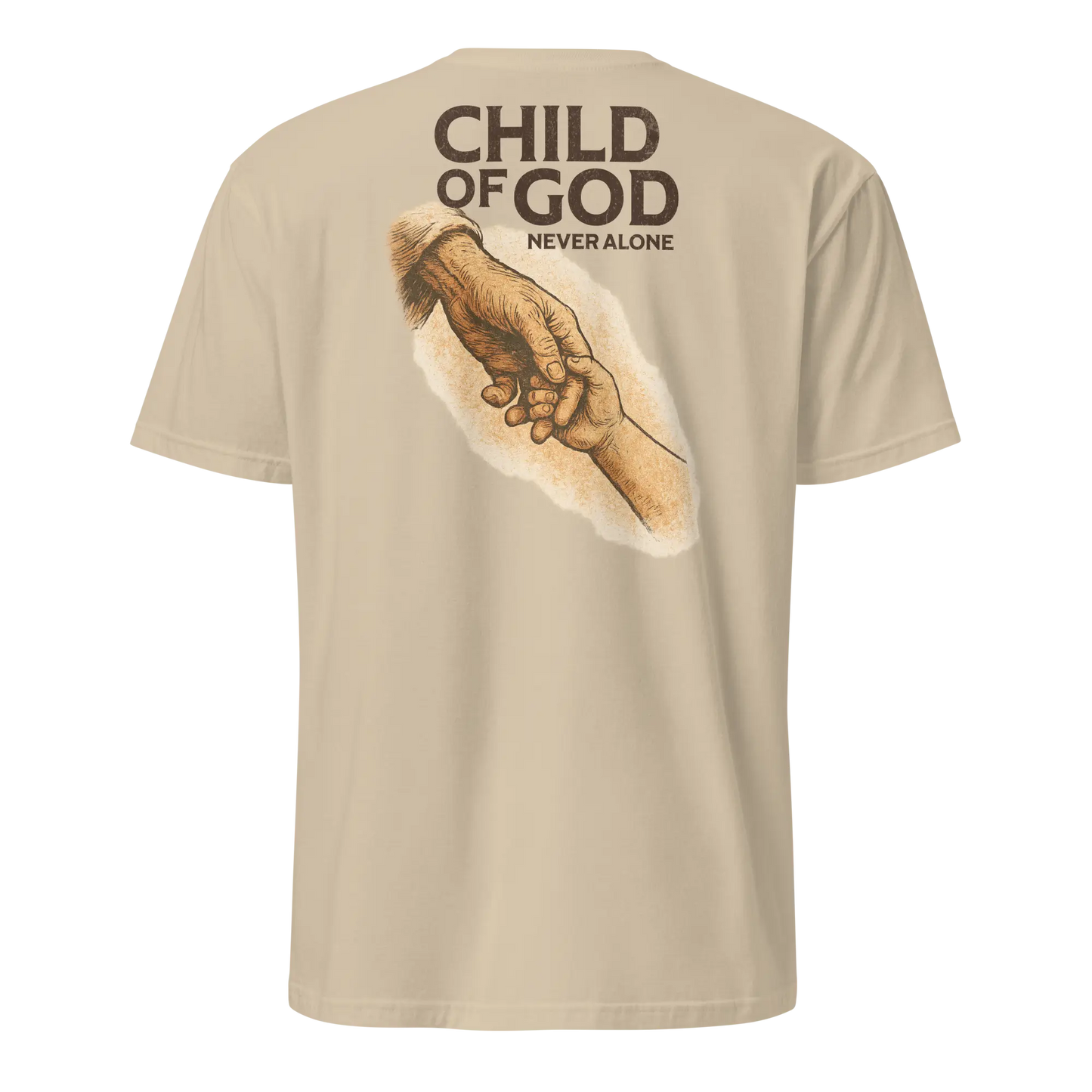 child of god beige shirt