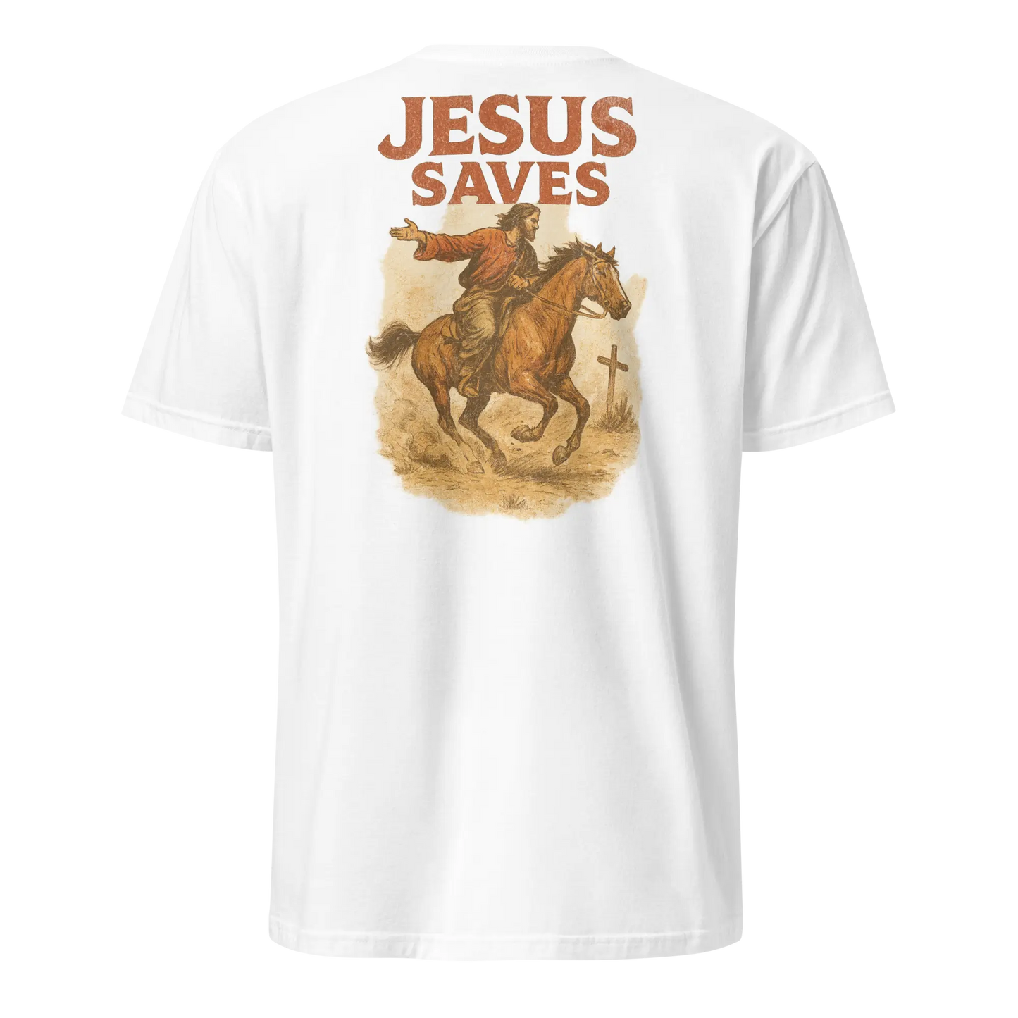 jesus saves white shirt