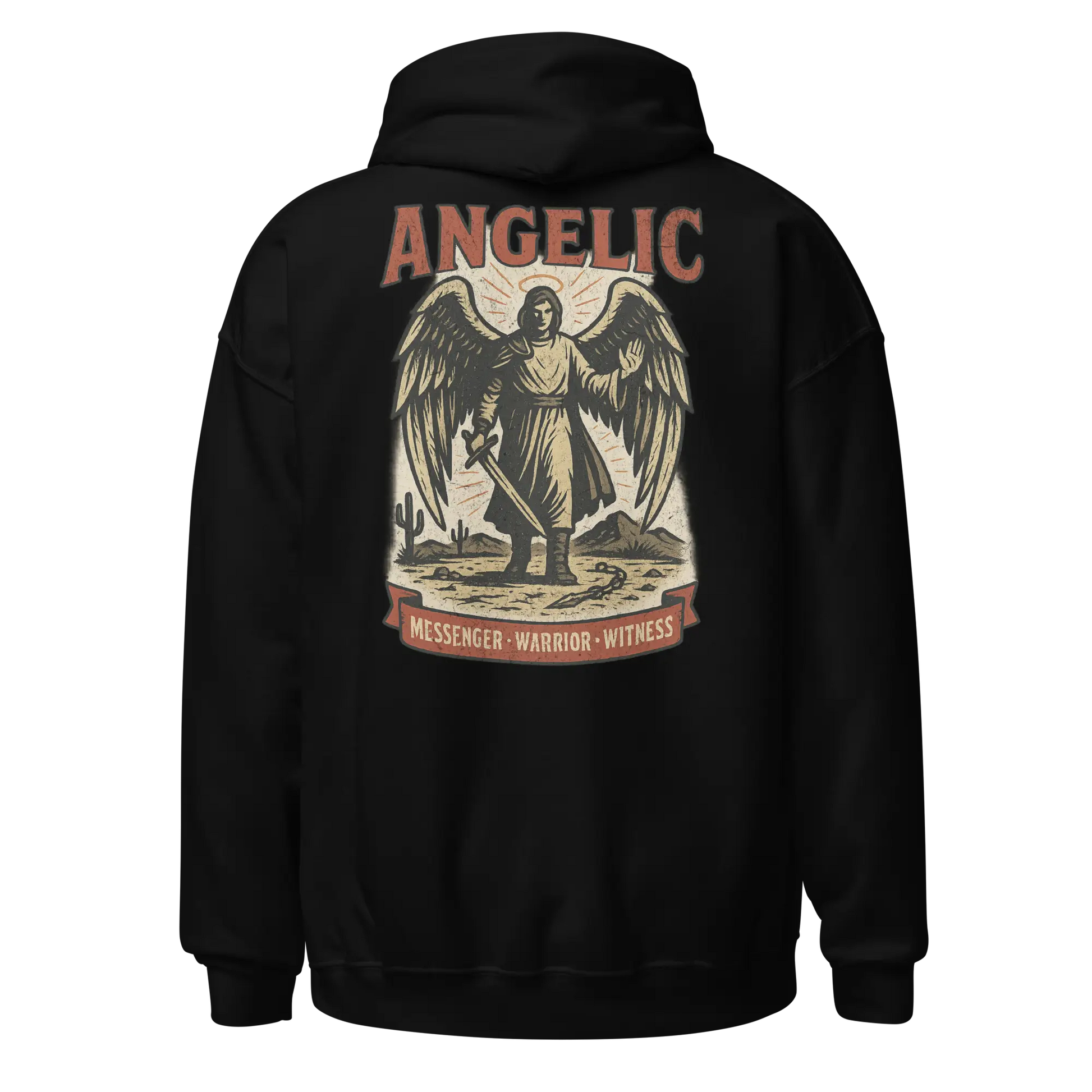 black angelic hoodie