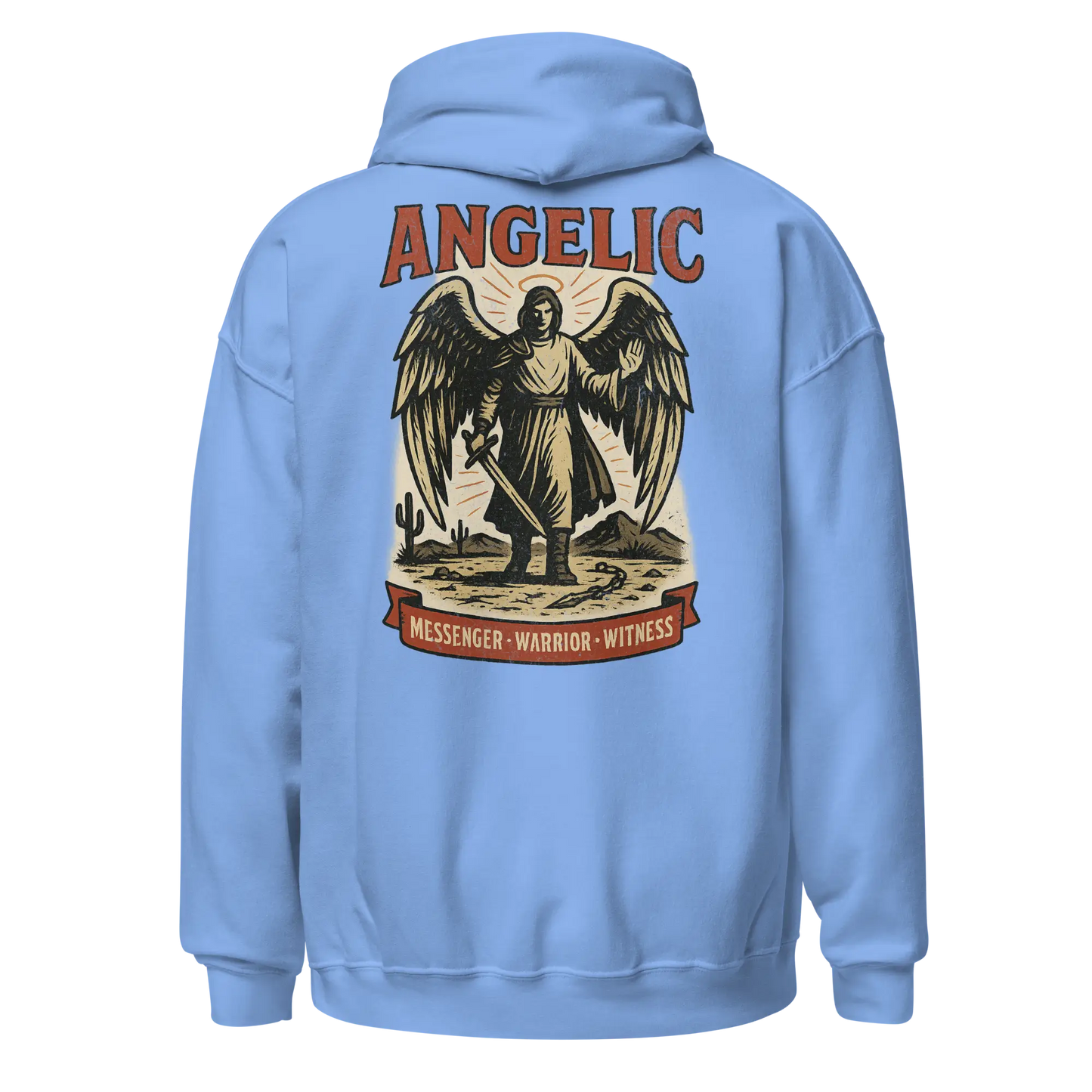 blue angelic hoodie