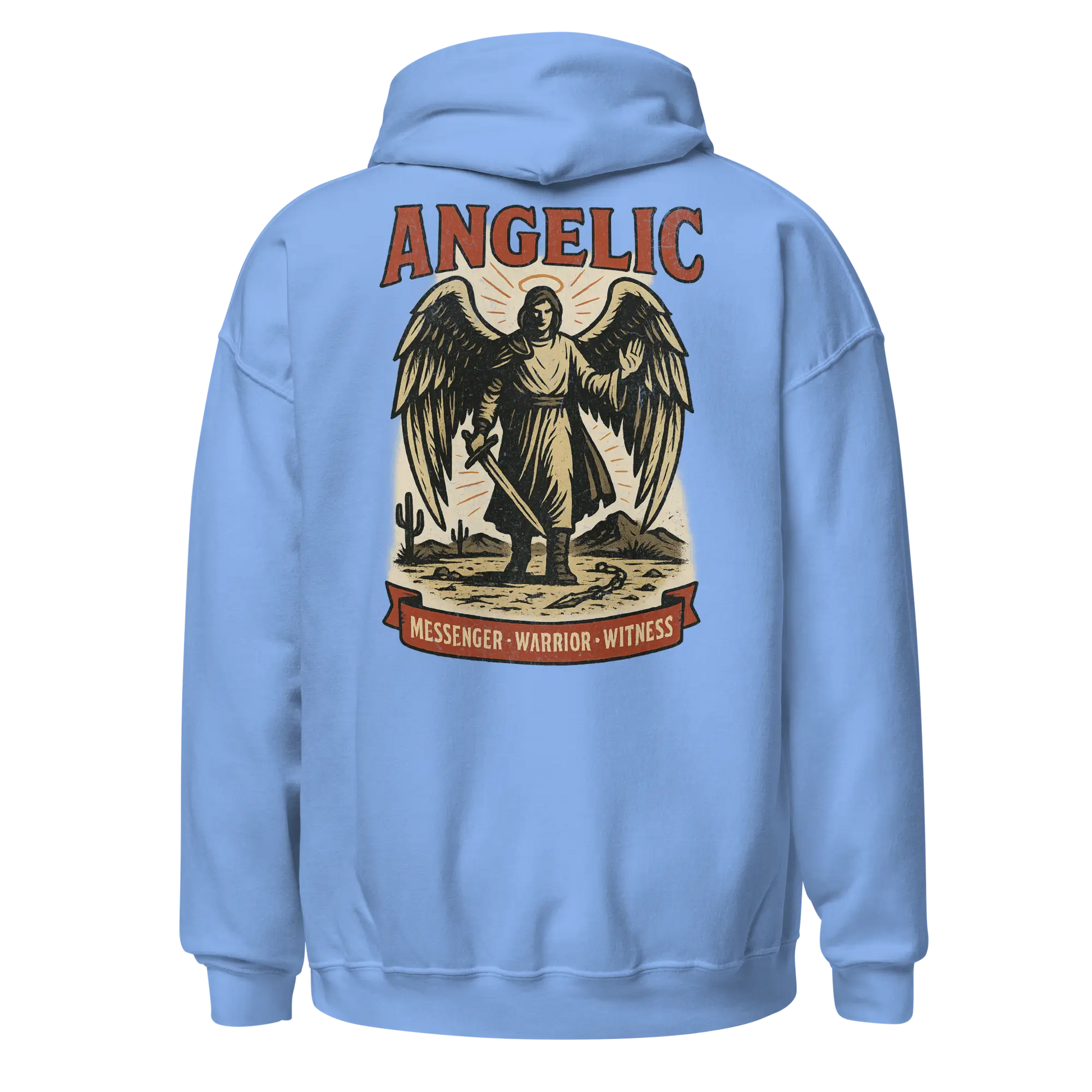 blue angelic hoodie