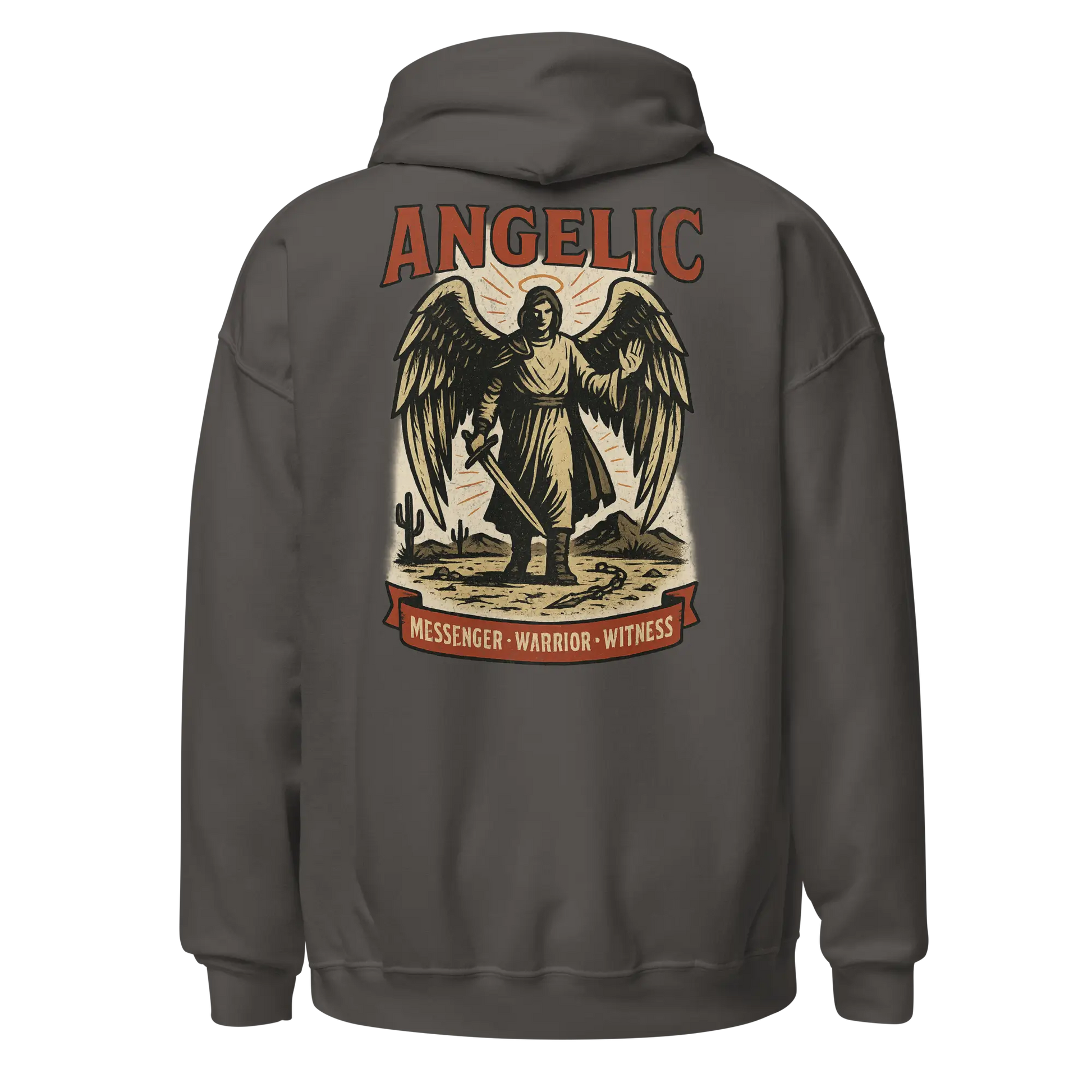 charcoal angelic hoodie