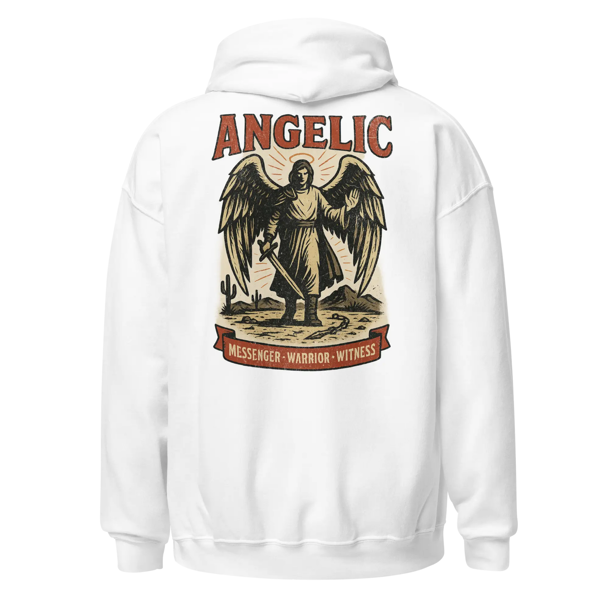 white angelic hoodie