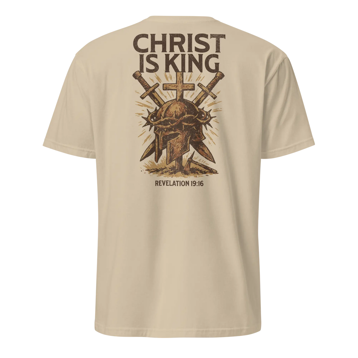 christ is king beige shirt