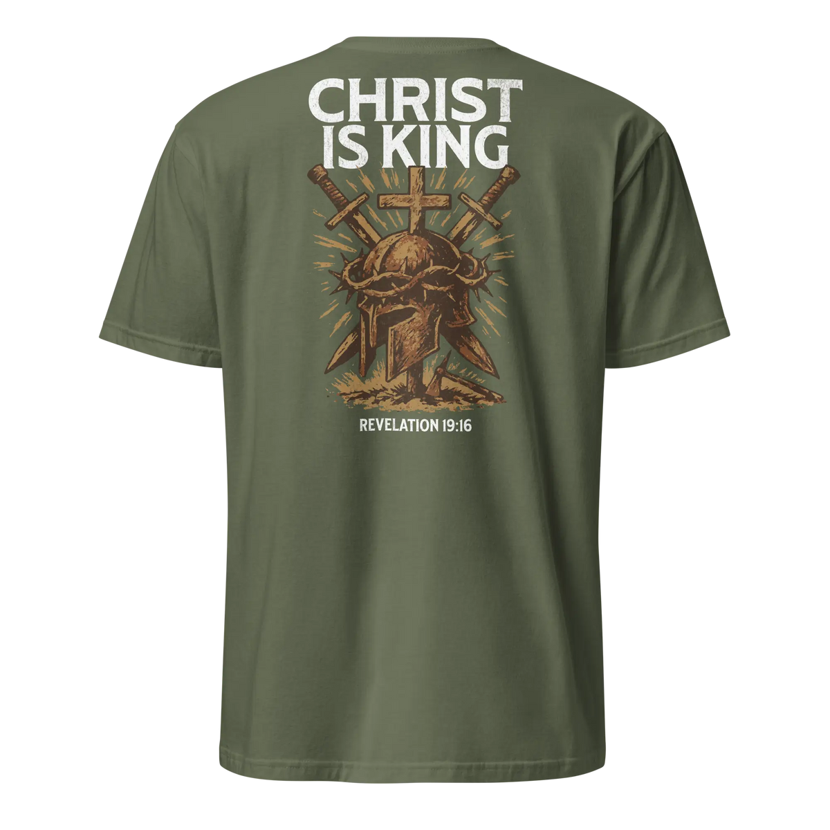 christ is king green shirt