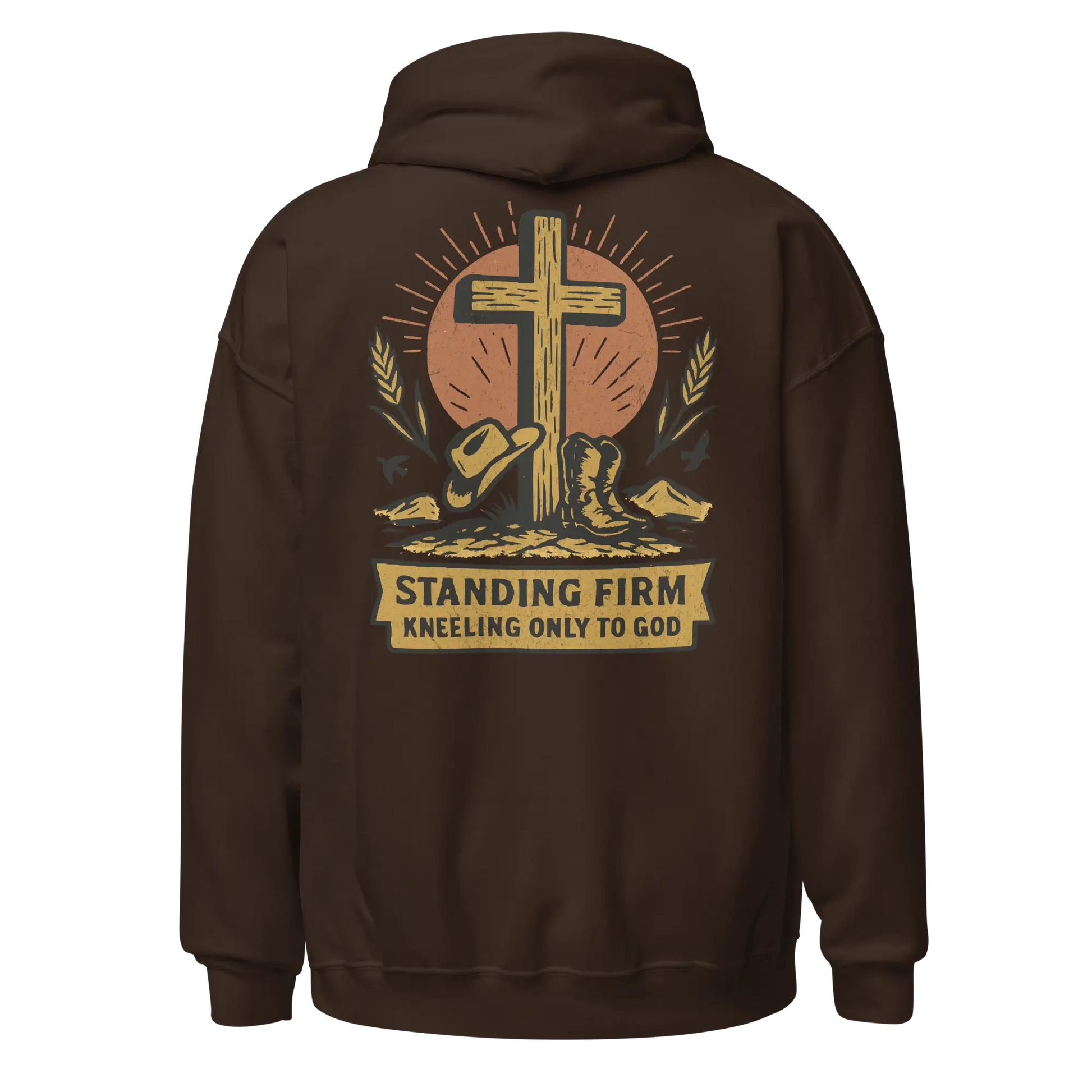 christian brown hoodie