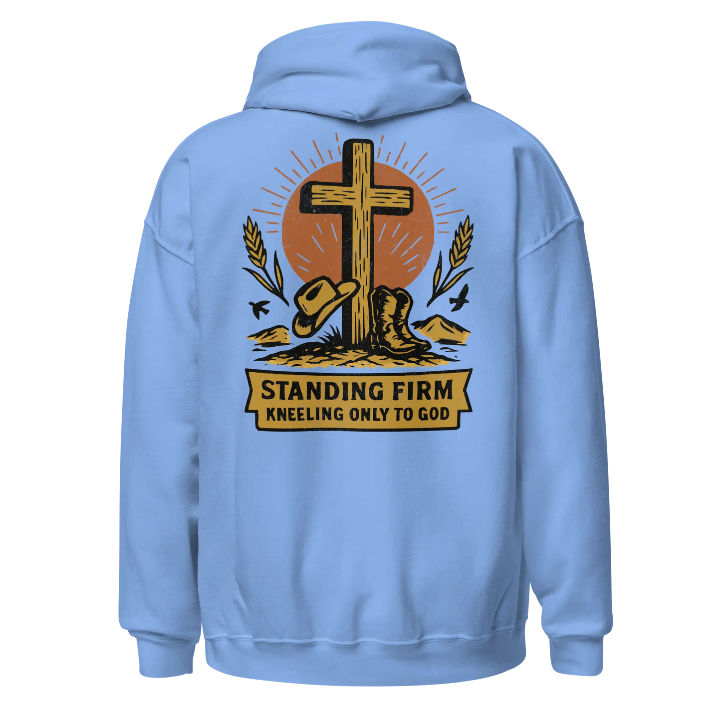 christian carolina blue hoodie