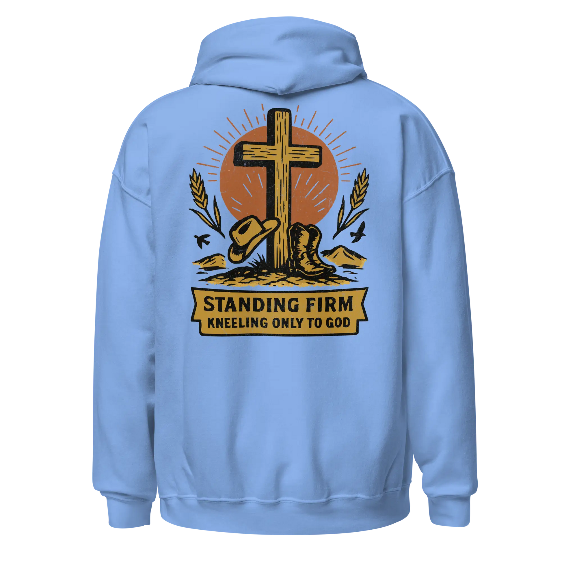 christian carolina blue hoodie