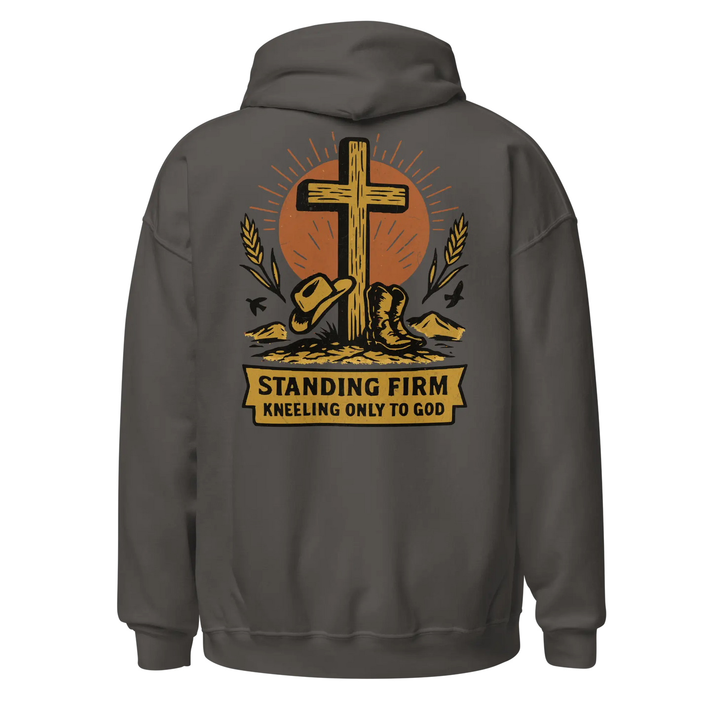 christian charcoal hoodie