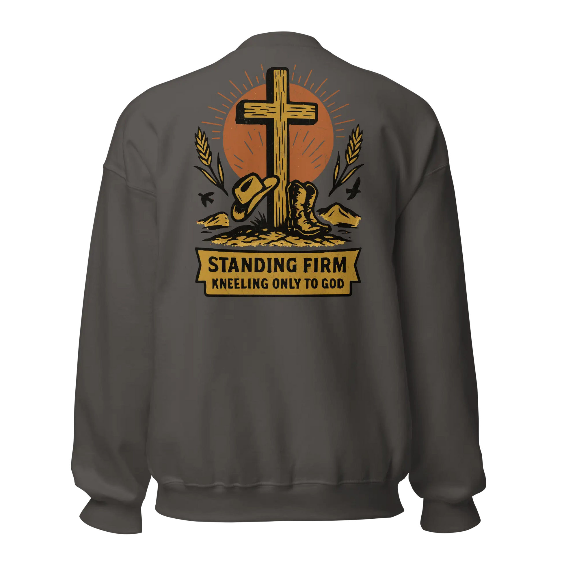 christian charcoal sweatshirt
