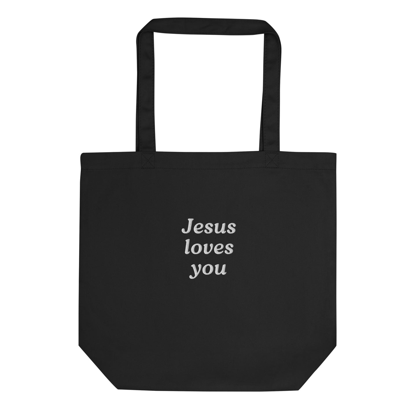 jesus loves you tote bag