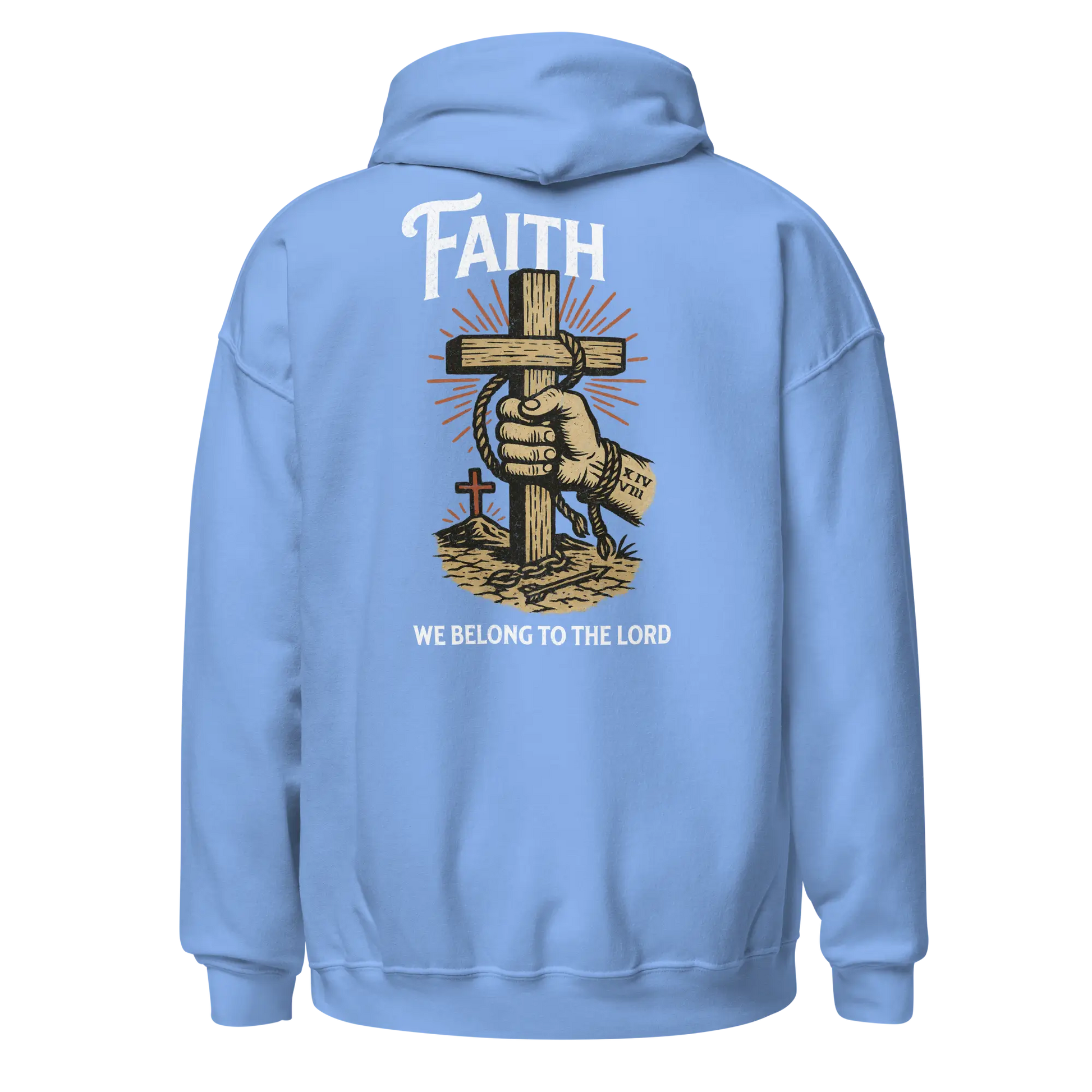 carolina blue faith hoodie