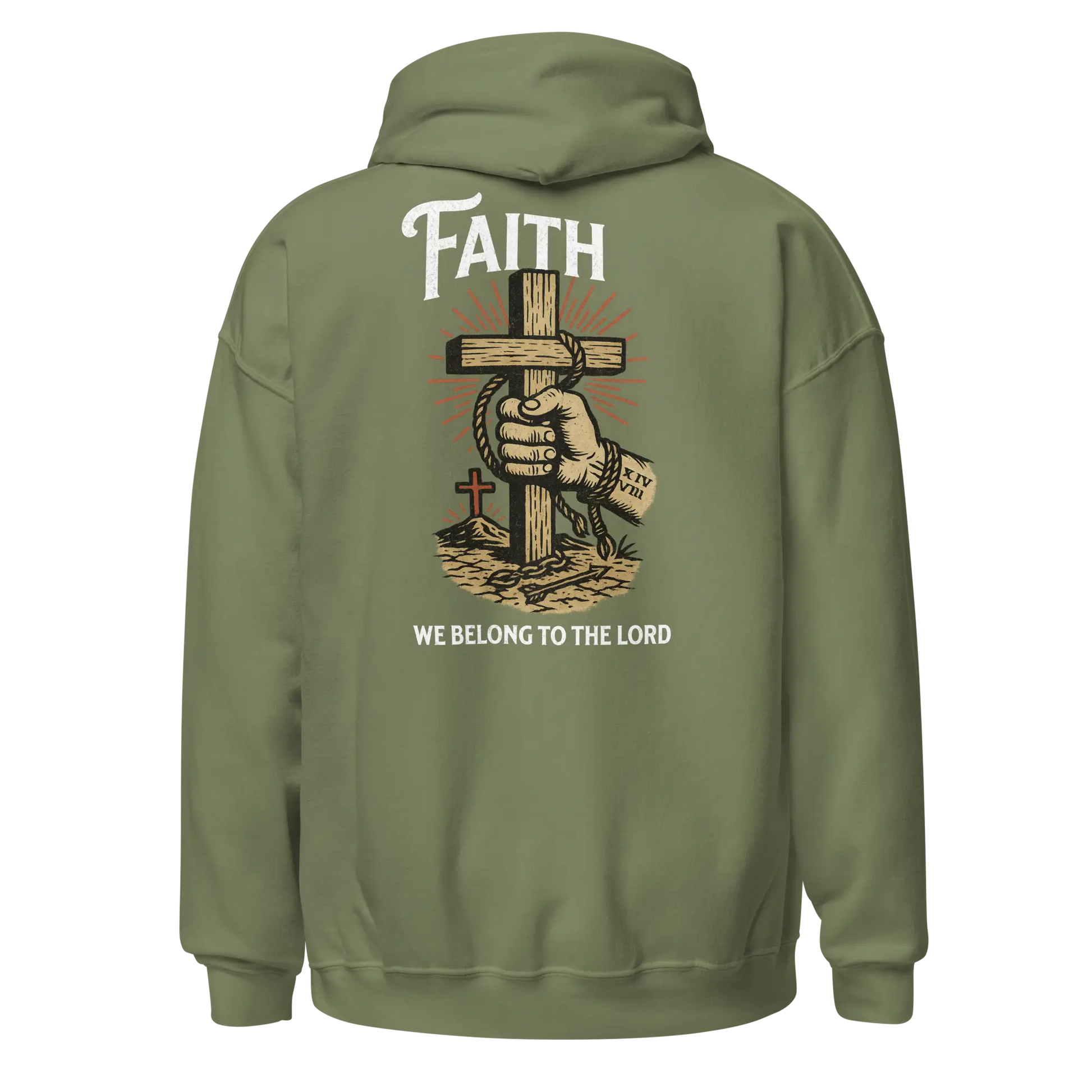 green faith hoodie