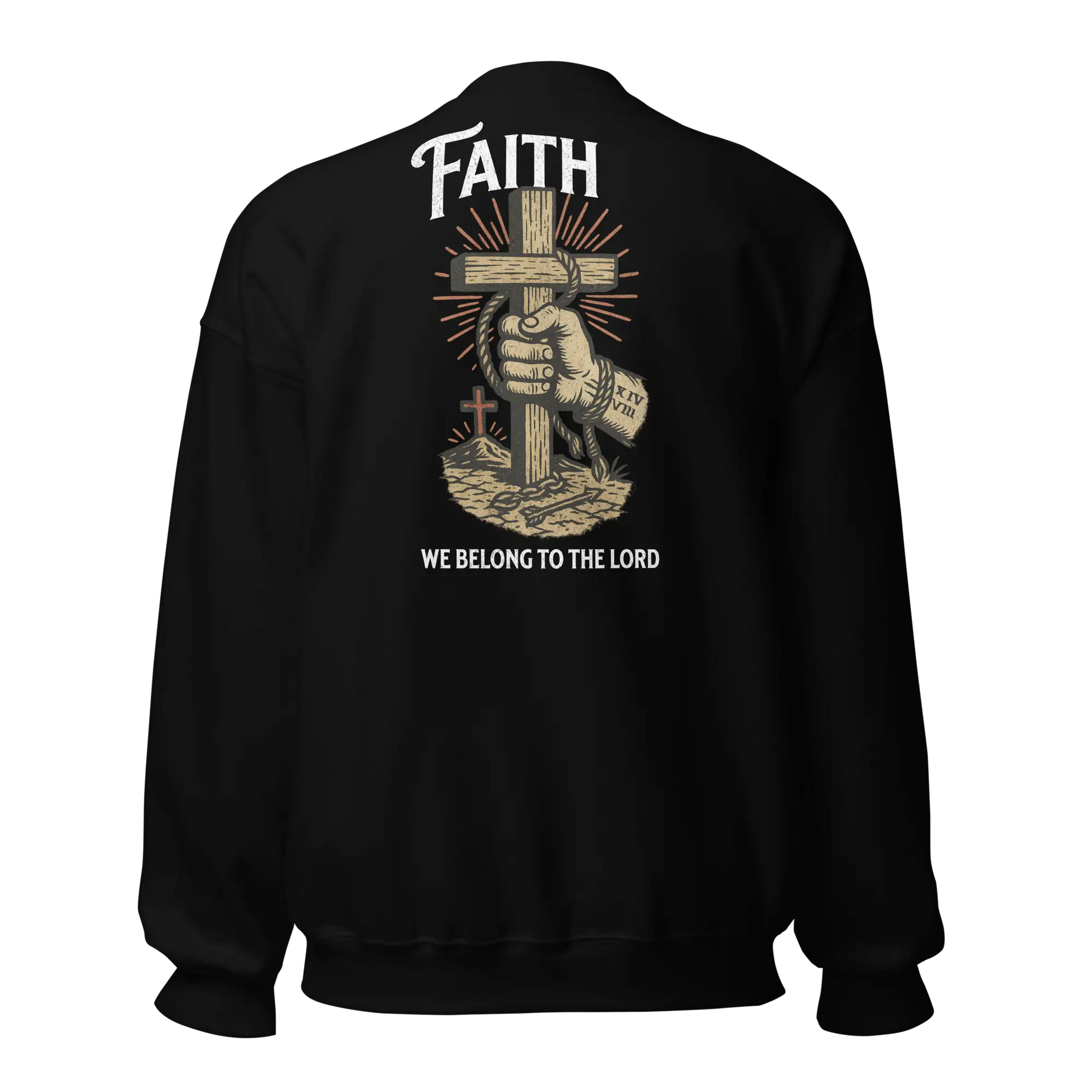 faith black sweatshirt
