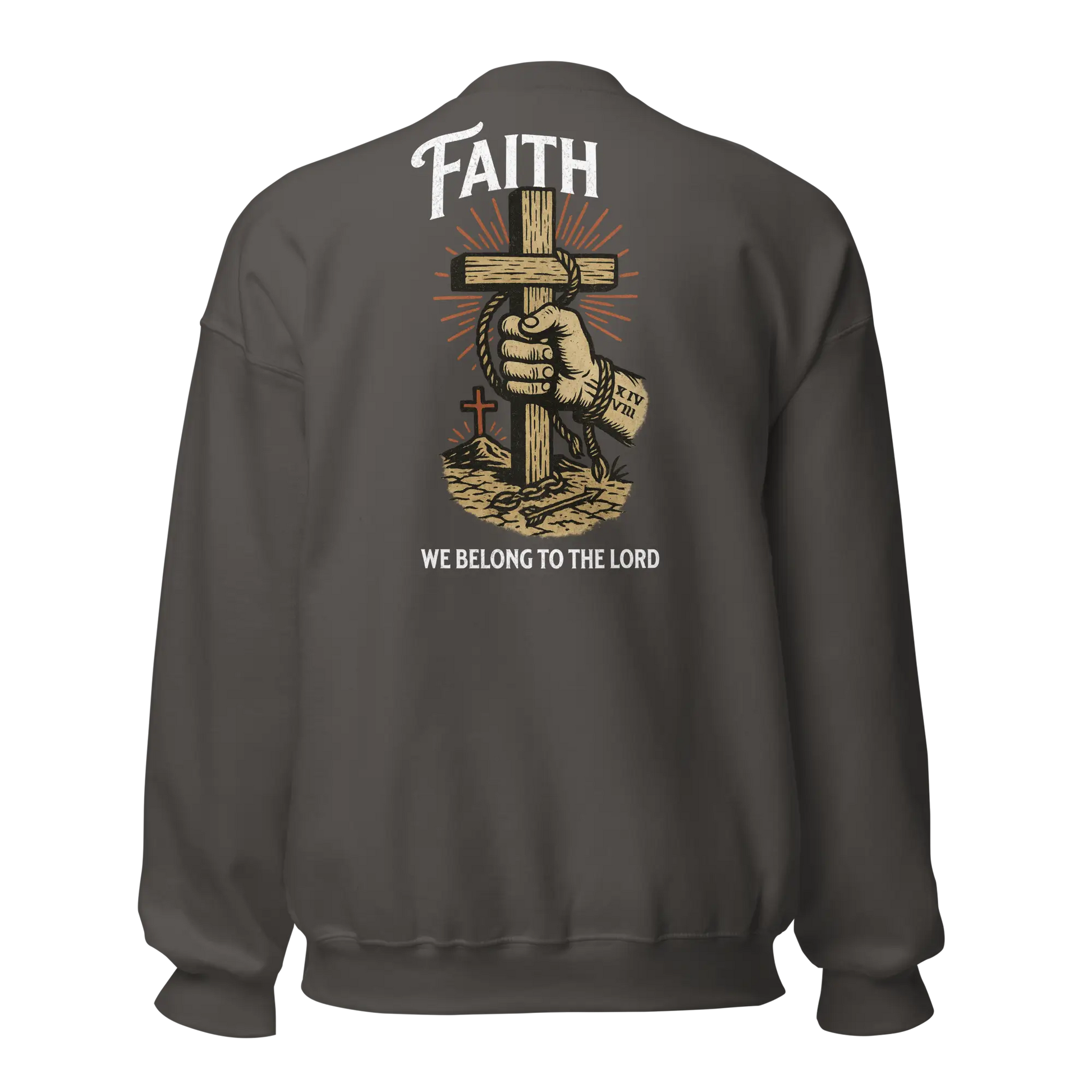 faith charcoal sweatshirt