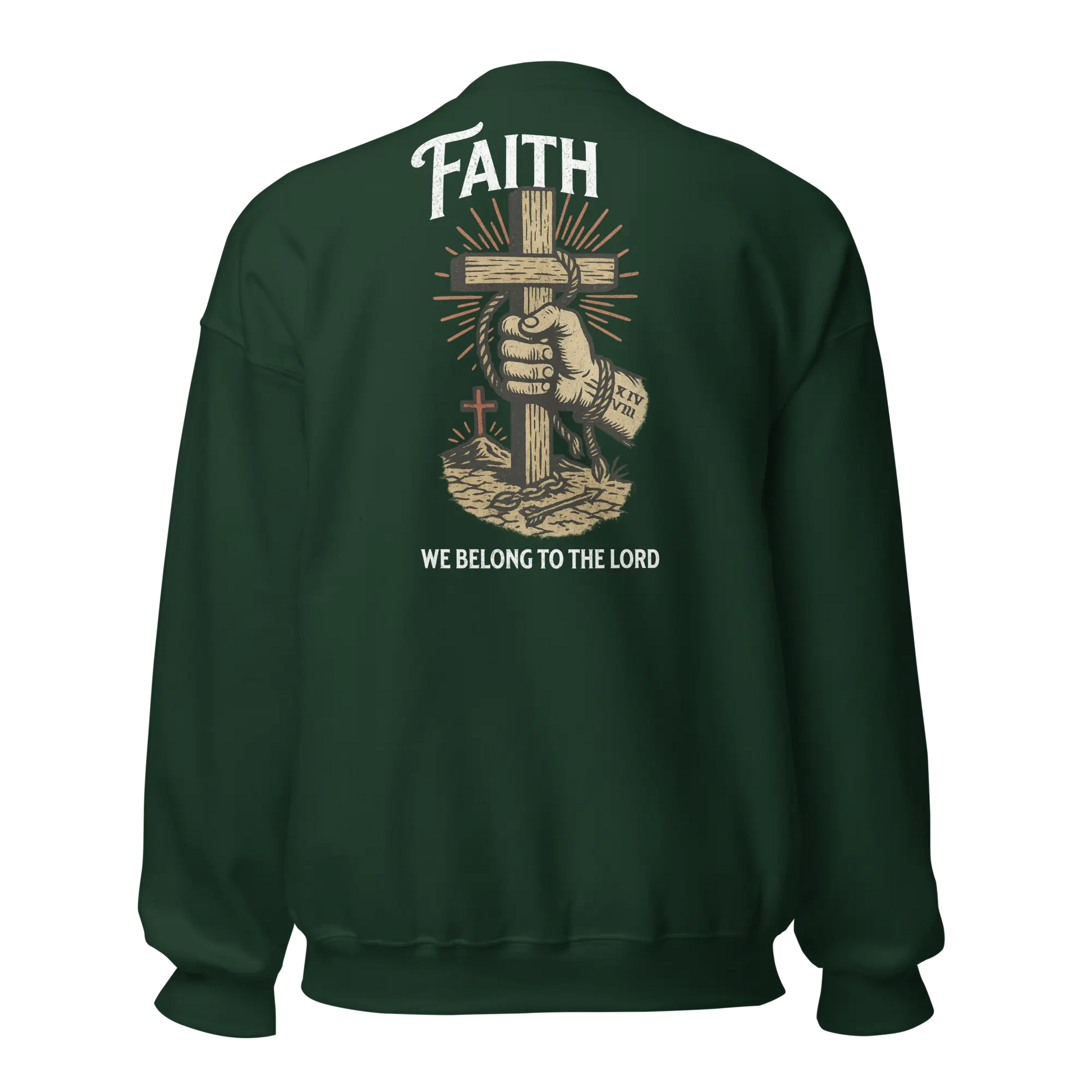 faith green sweatshirt