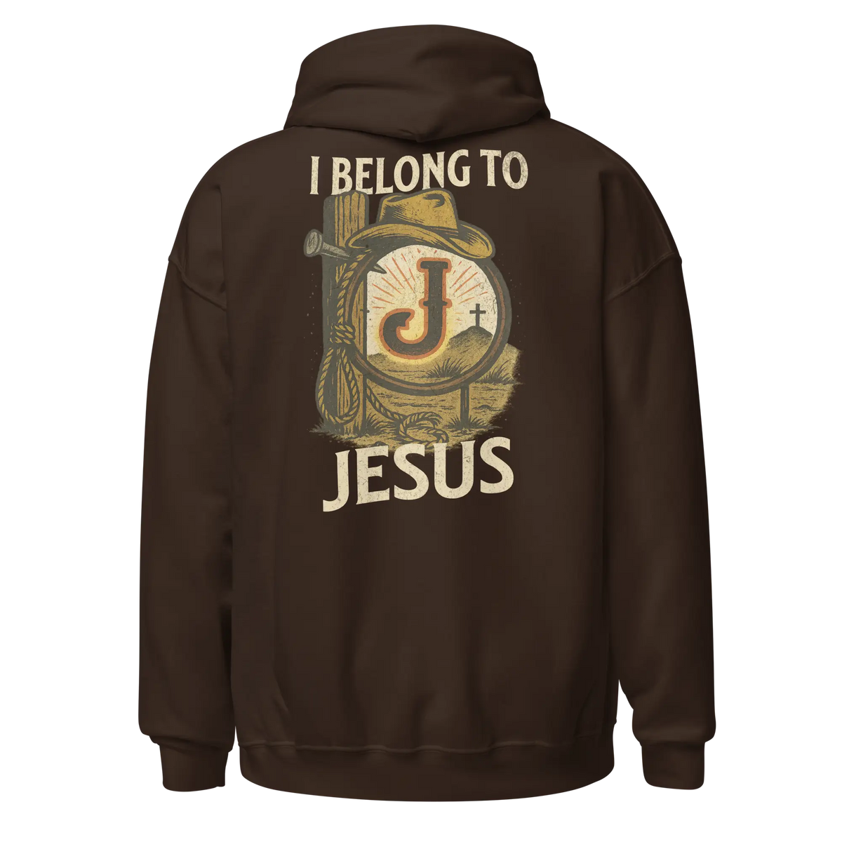 i belong to jesus brown hoodie