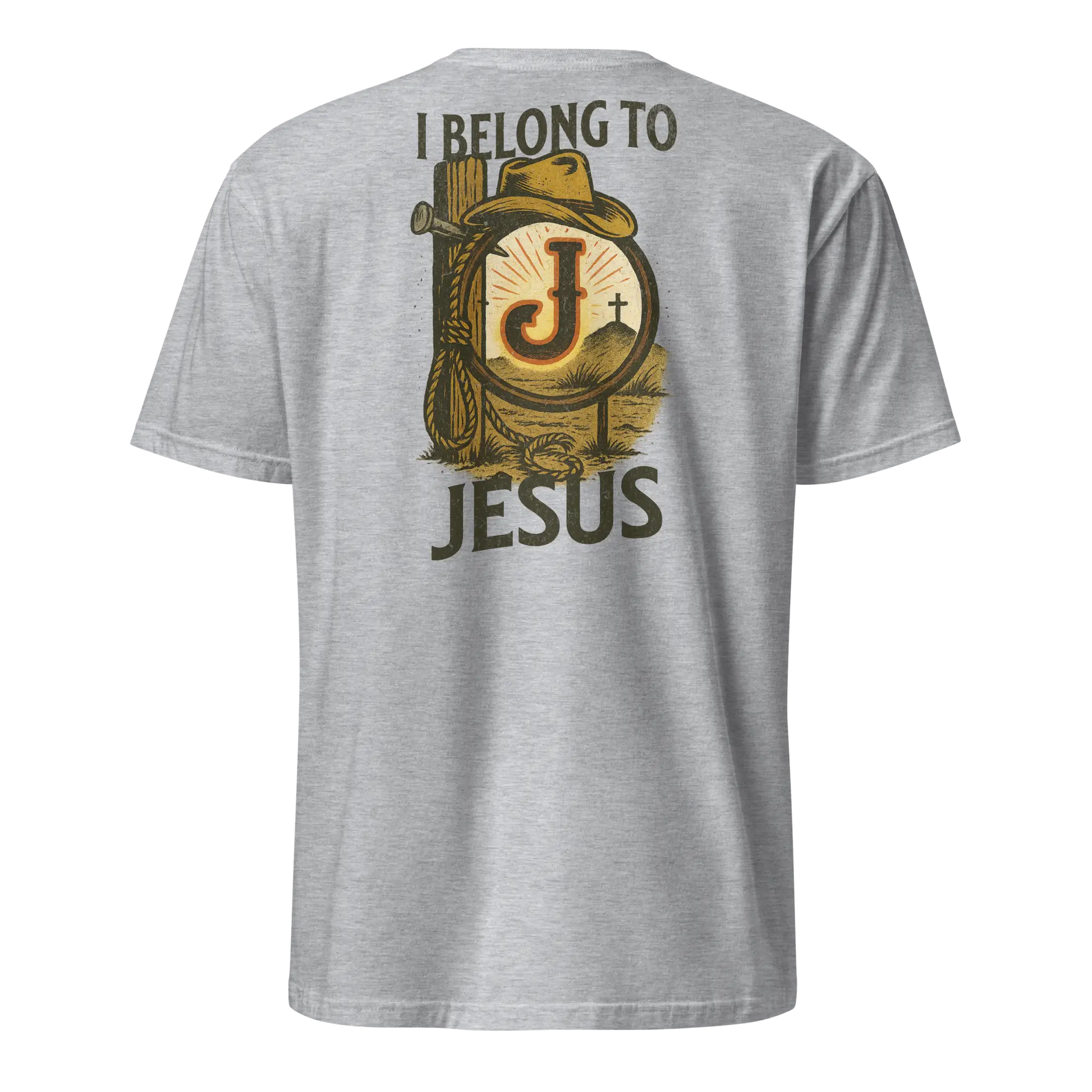 I belong to jesus gray shirt