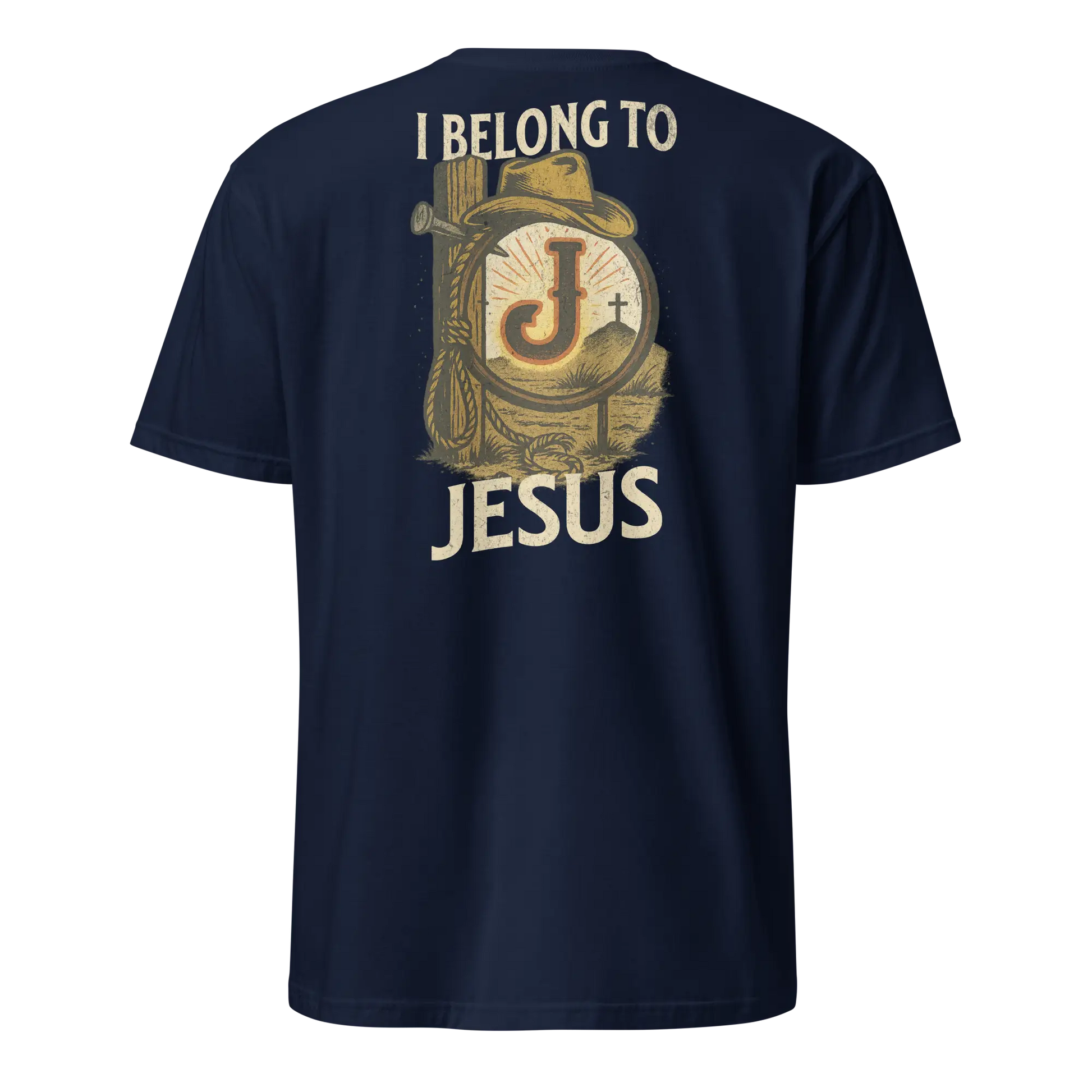 I belong to jesus navy shirt