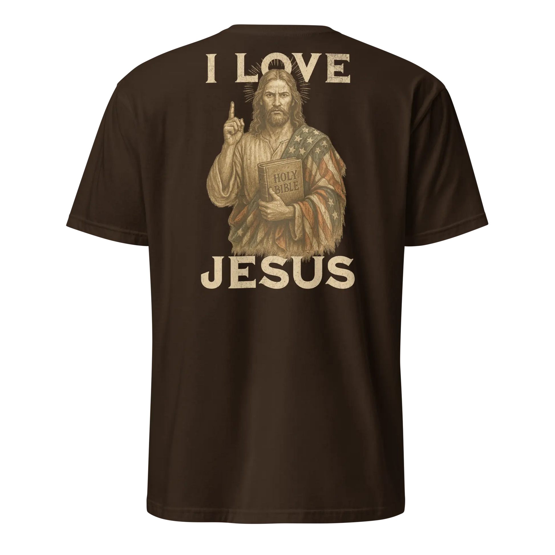 I love jesus brown shirt