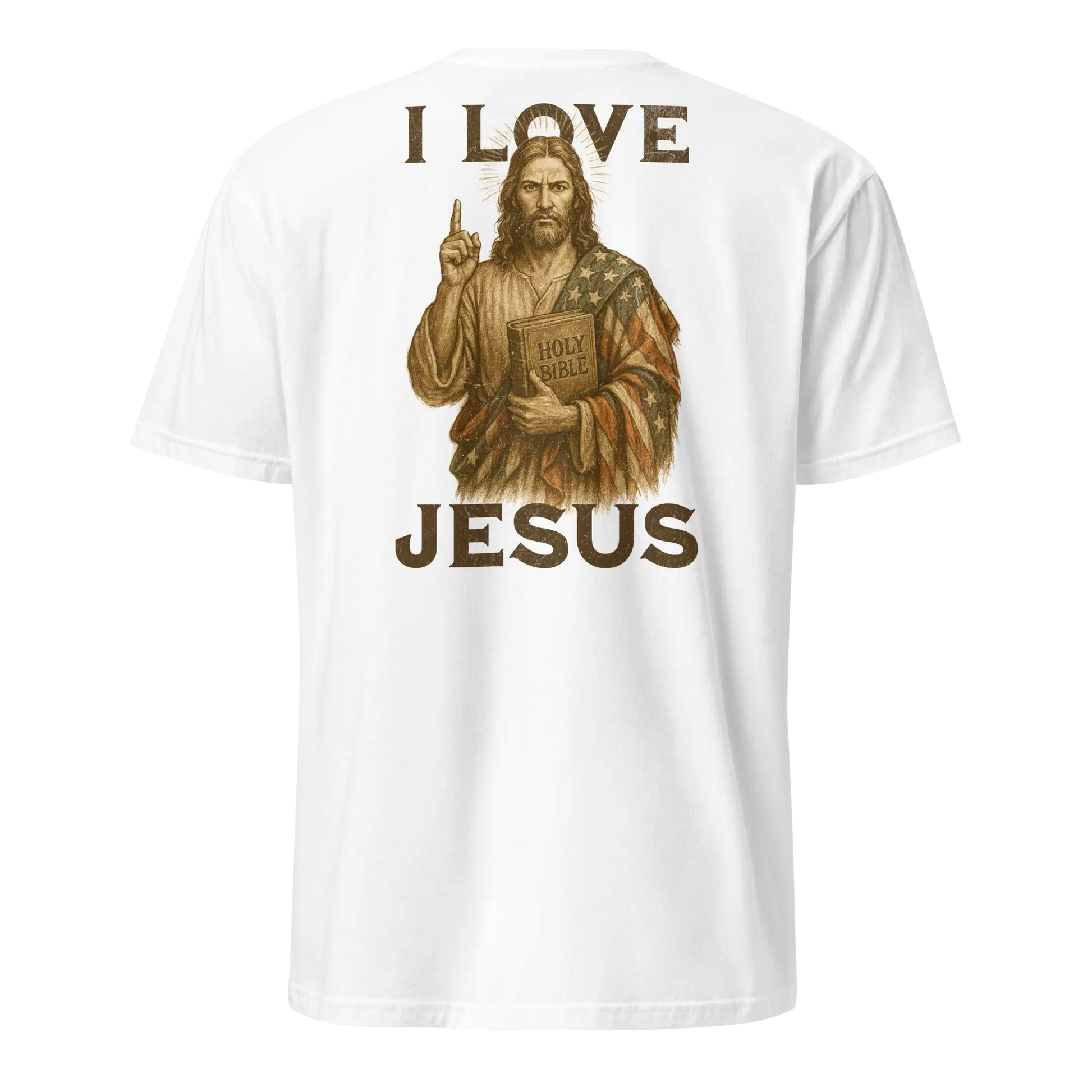 I love jesus white shirt