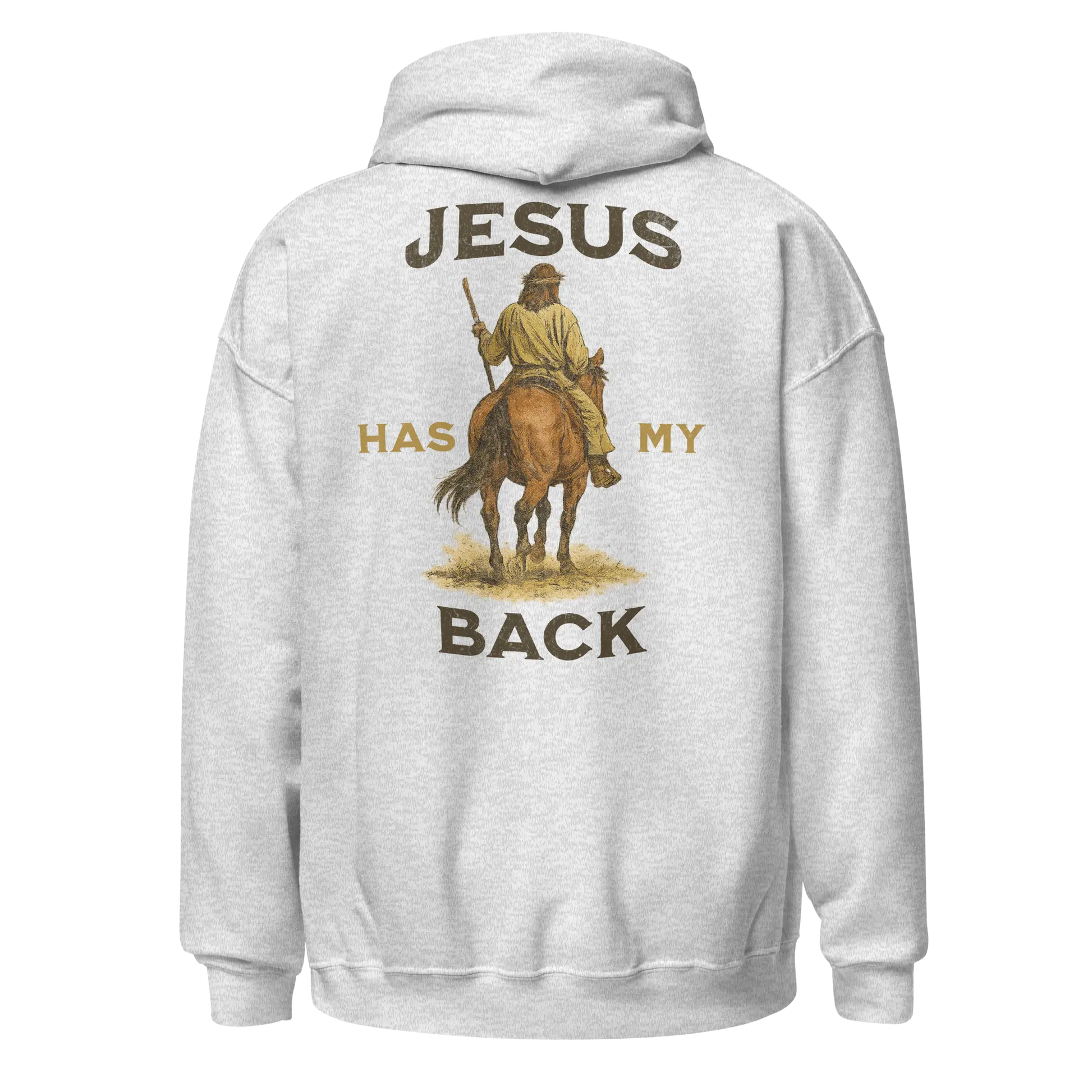 jesus has my back hoodie
