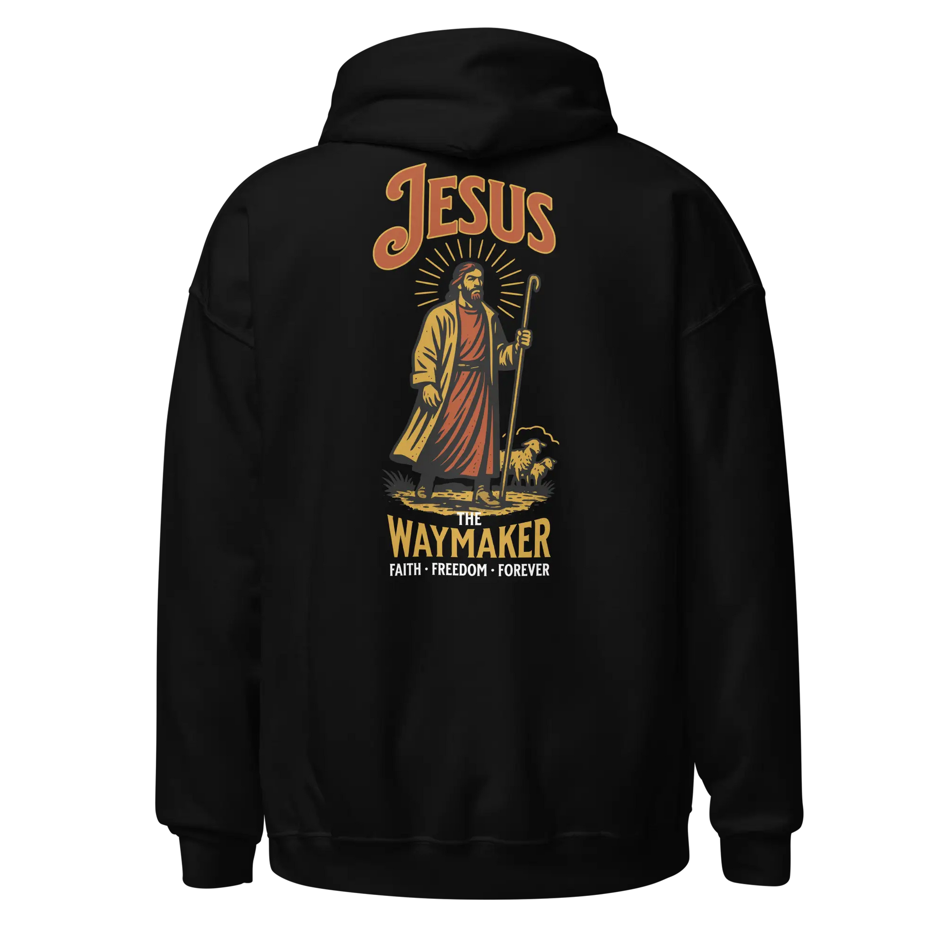jesus black hoodie