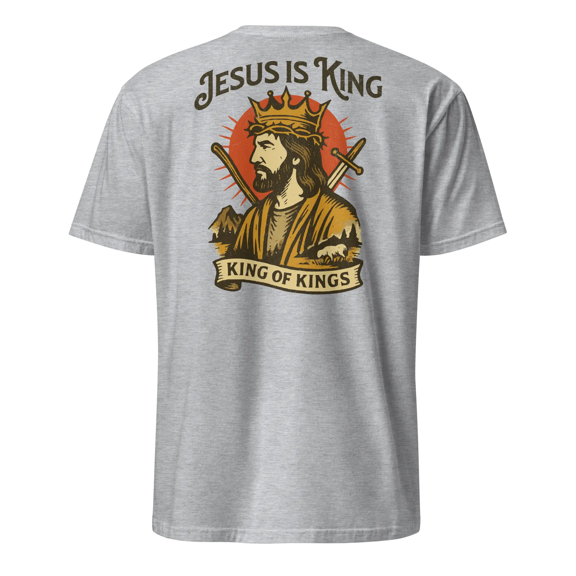jesus is king gray shirt