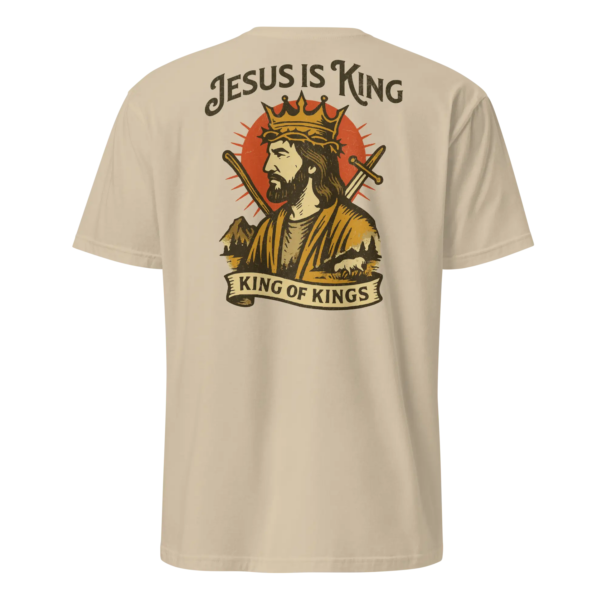 jesus is king sand shirt
