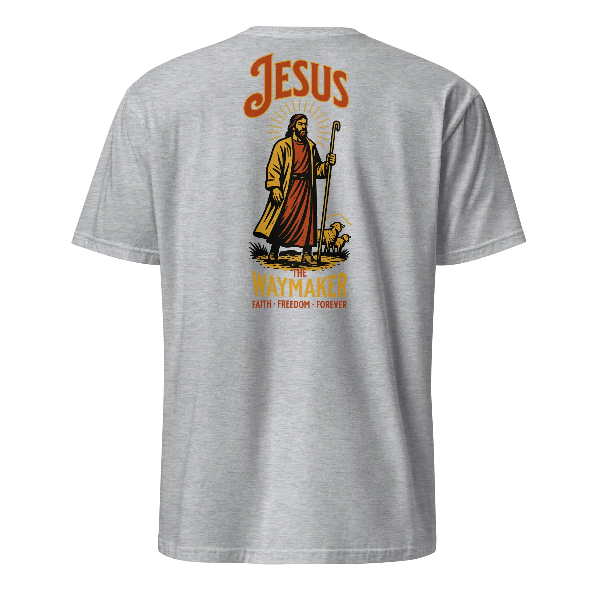 jesus gray t-shirt