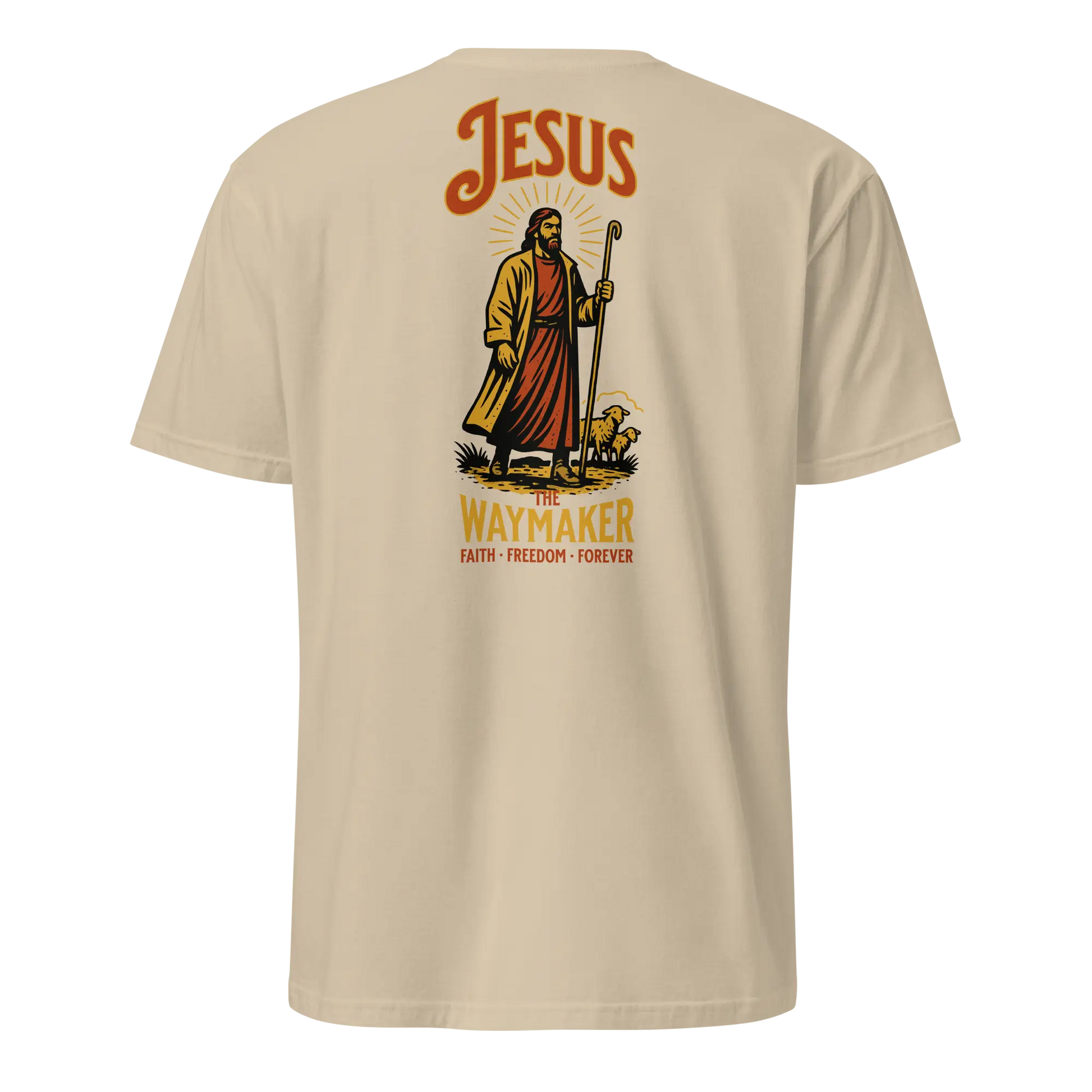 jesus sand t-shirt