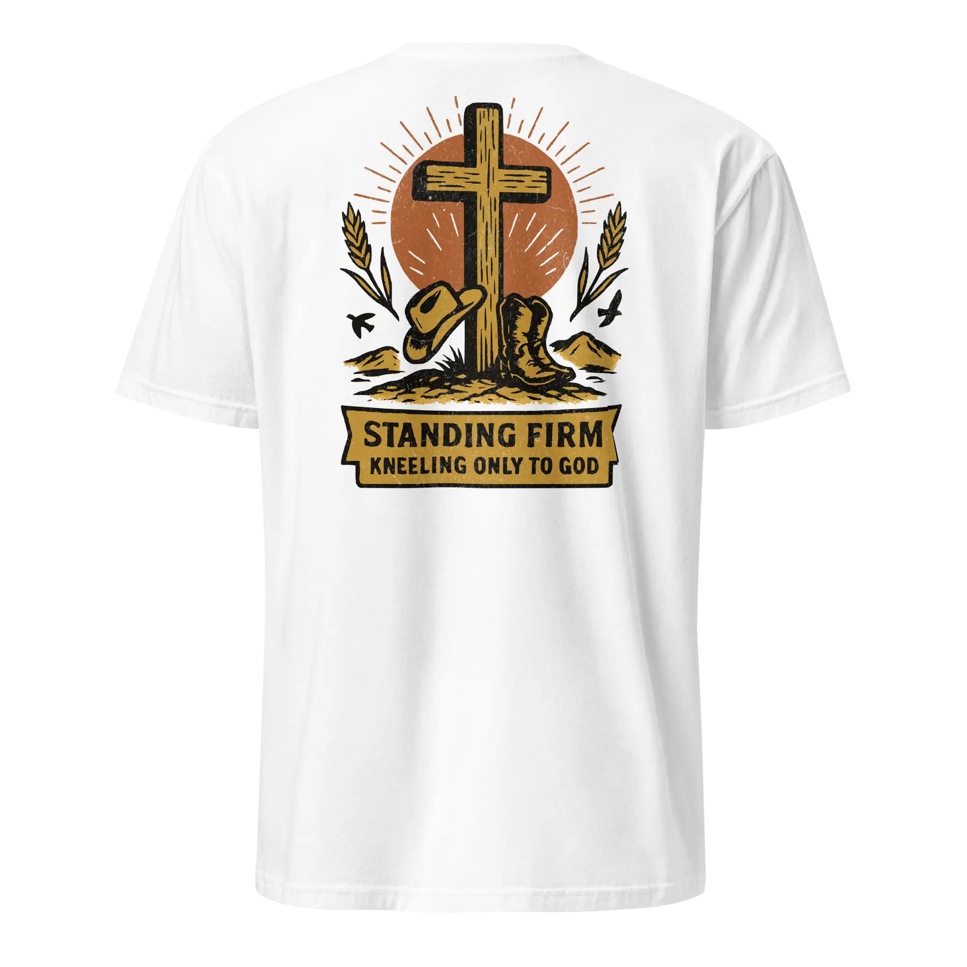 kneeling only to god t-shirt white