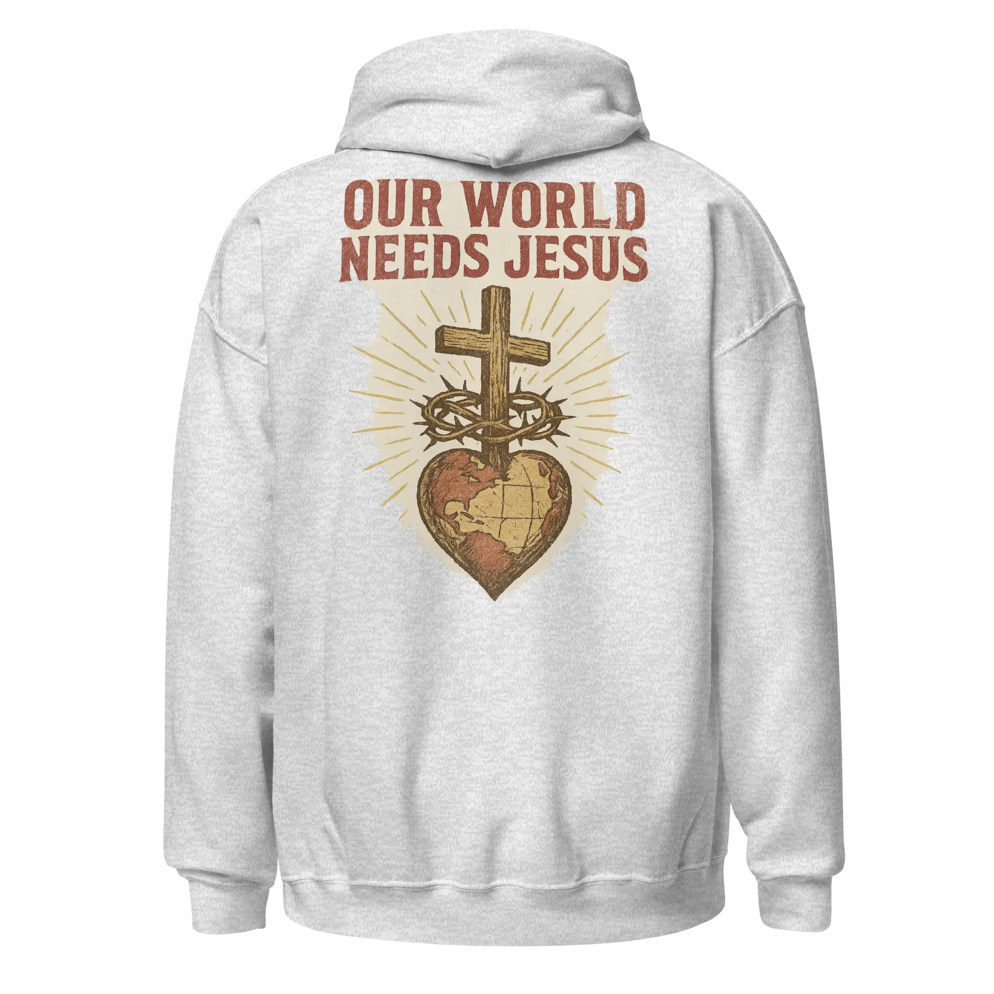 our world needs jesus hoodie