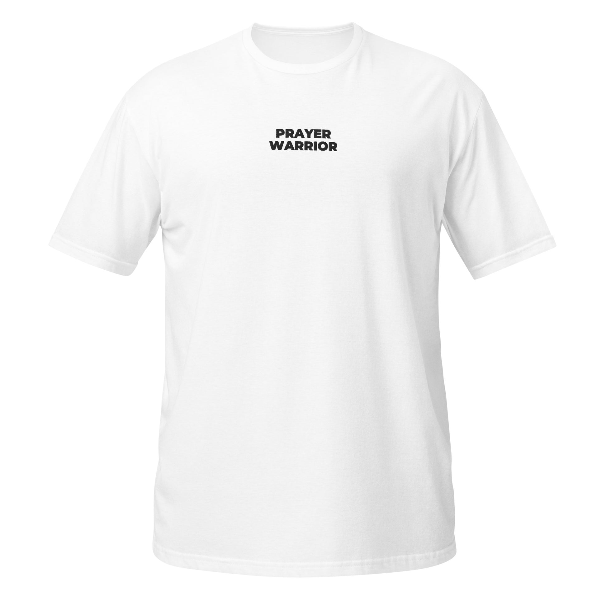 prayer warrior t-shirt white