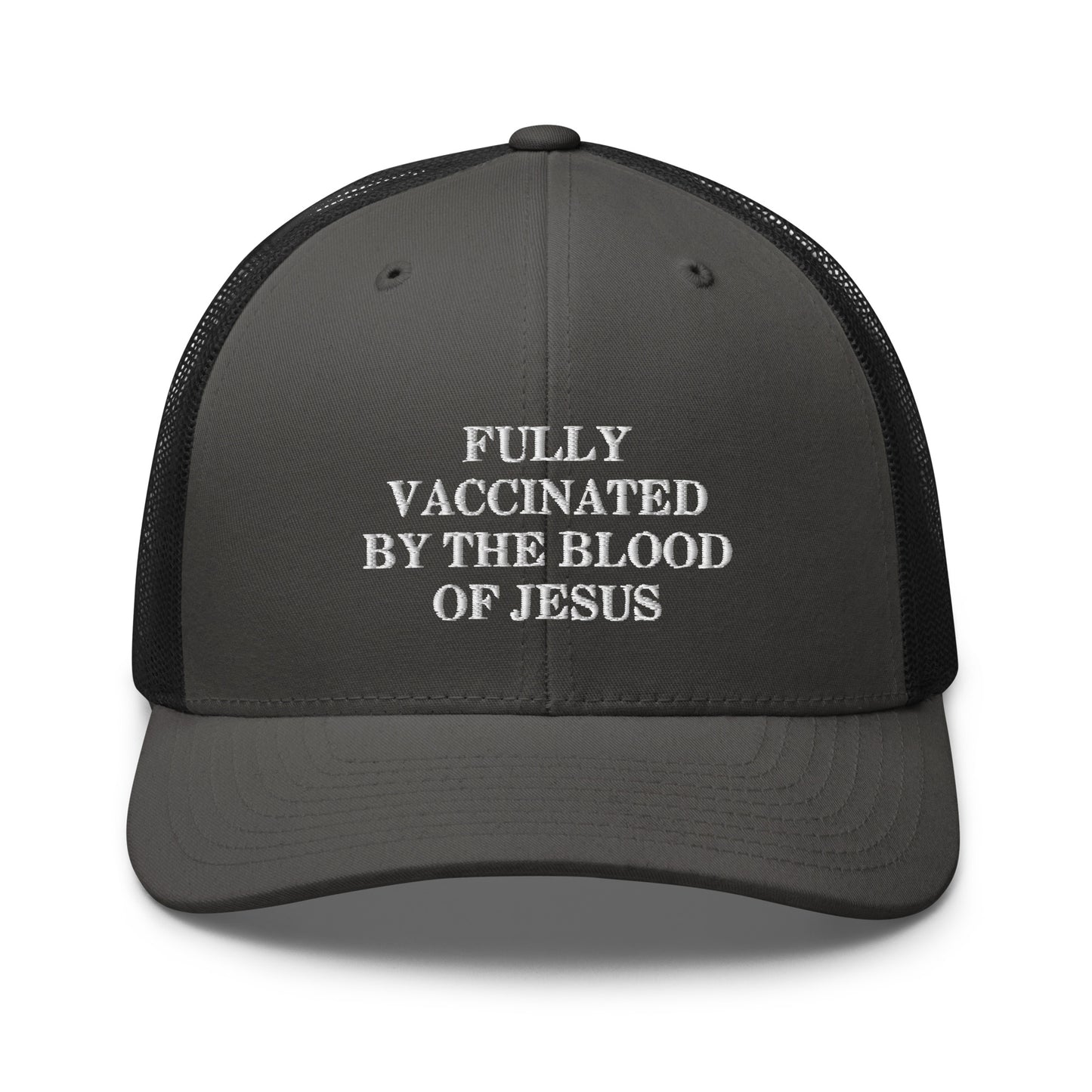 Fully Vaccinated by The Blood of Jesus Hat