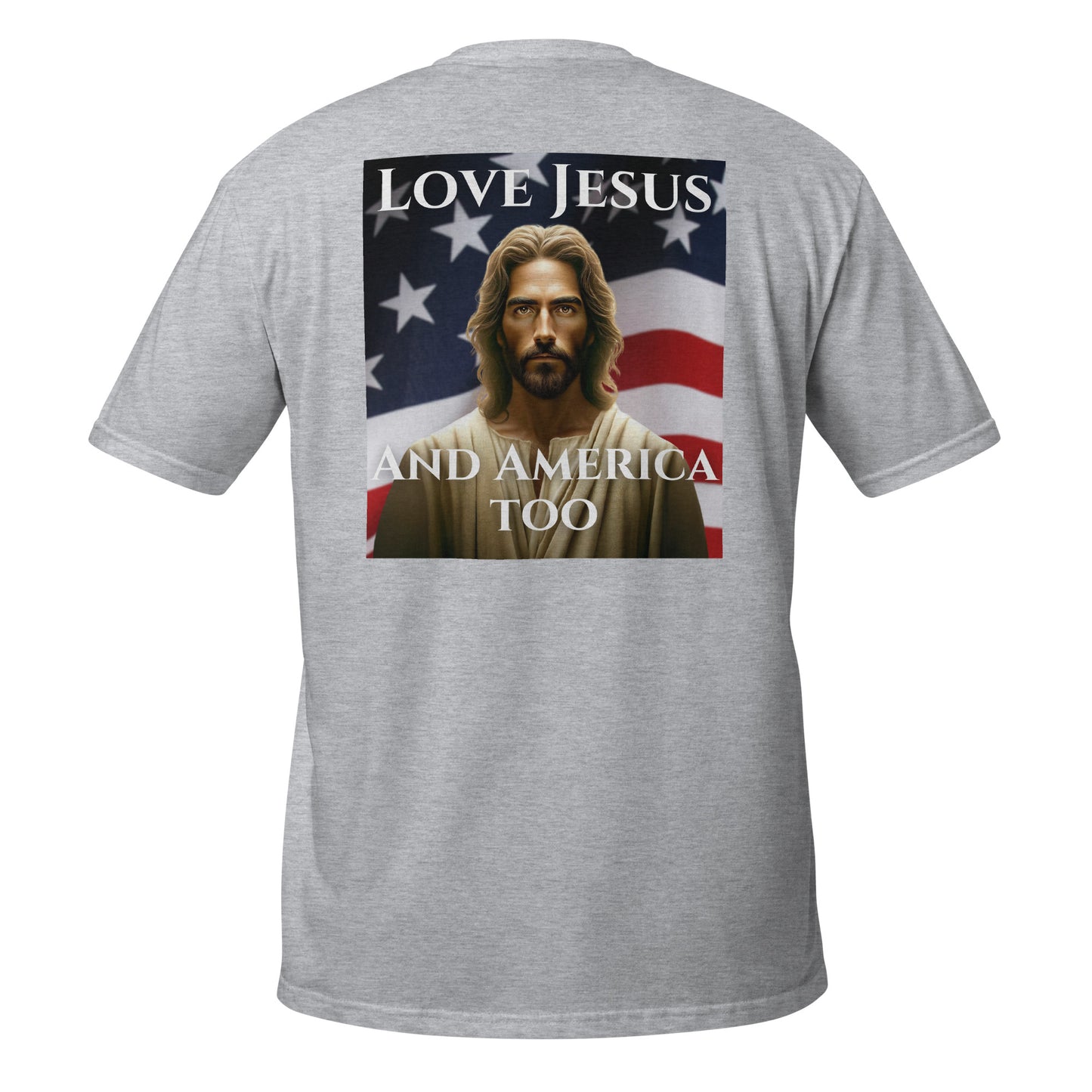 Love Jesus And America Too Shirt